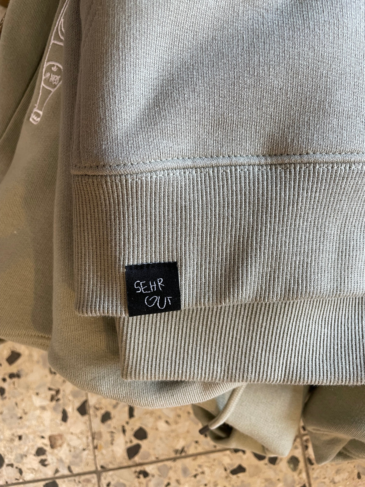 sehr gutes bier oversize hoodie / bio baumwolle / unisex