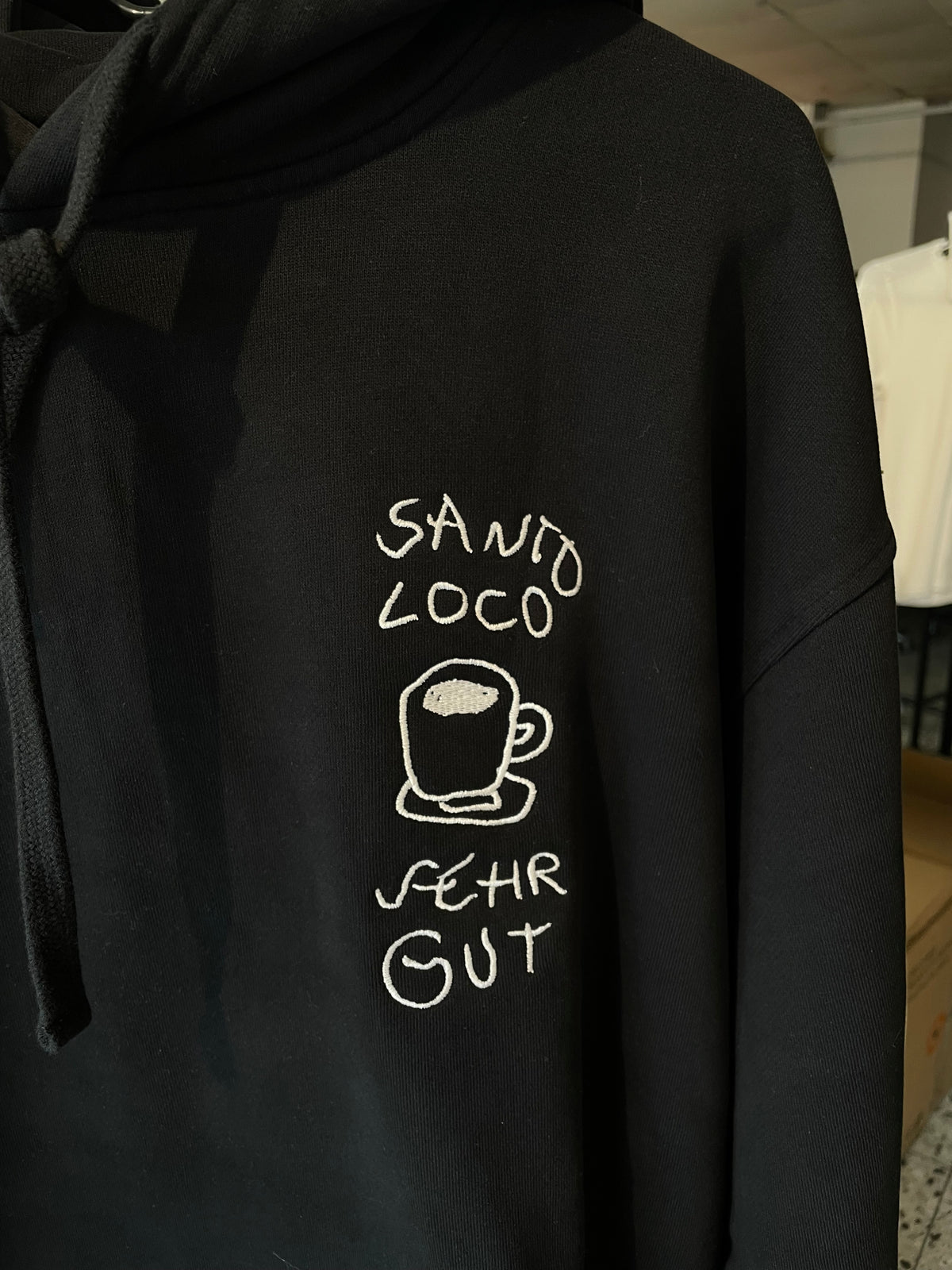 "sehr gut x santo loco" hoodie |bio baumwolle | unisex