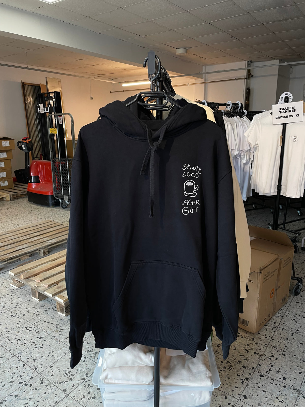 "sehr gut x santo loco" hoodie |bio baumwolle | unisex
